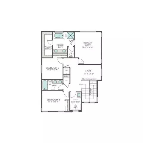 Floorplan - 18923 99th Pl NE, Bothell, WA 98011 photo 6 of 6