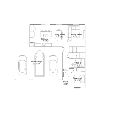 Floorplan - 1663 Dodger St, Plumas Lake, CA 95961 photo 1 of 2