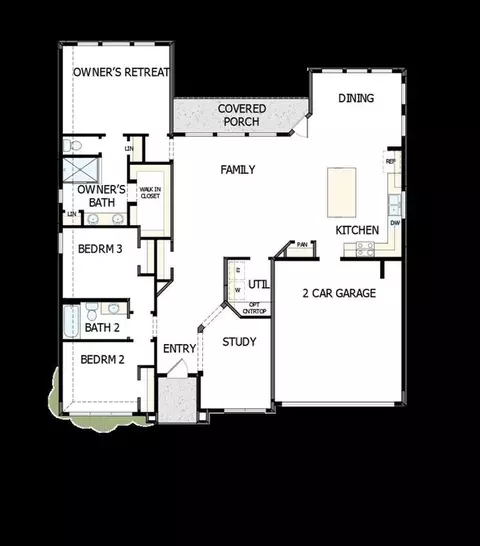 Floorplan - 917 Cherrystone Loop, Buda, TX 78610 photo 1 of 1