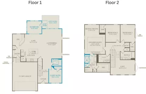 Floorplan - 2101 Saunders Farm Dr, Willow Spring, NC 27592 photo 1 of 1