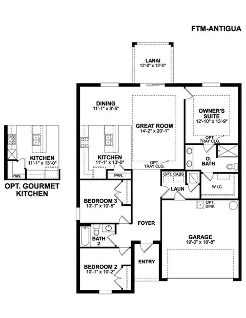 Floorplan - 9512 Vibrant Ln, Venice, FL 34292 photo 1 of 1