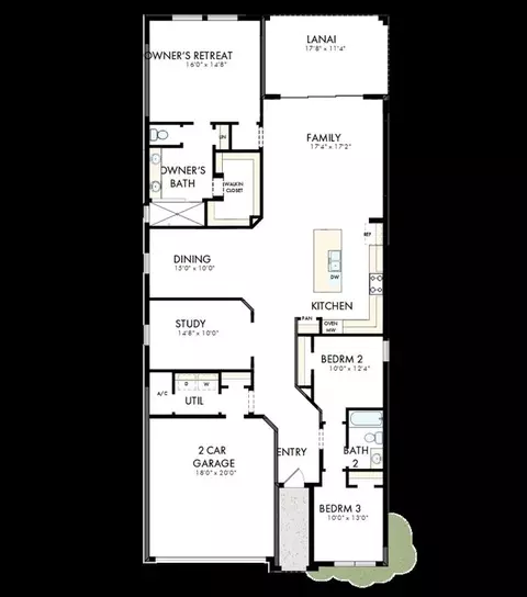Floorplan - 11812 Full Moon Loop, Parrish, FL 34219 photo 1 of 1