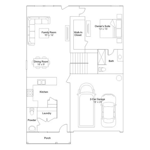 Floorplan - 109 Old Glory Rd, Bertram, TX 78605 photo 1 of 2