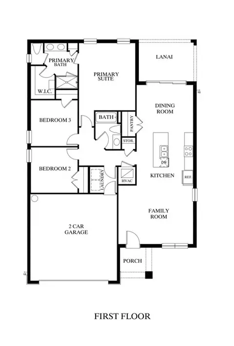 Floorplan - 3874 Daybreak Run Loop, Spring Hill, FL 34609 photo 1 of 1