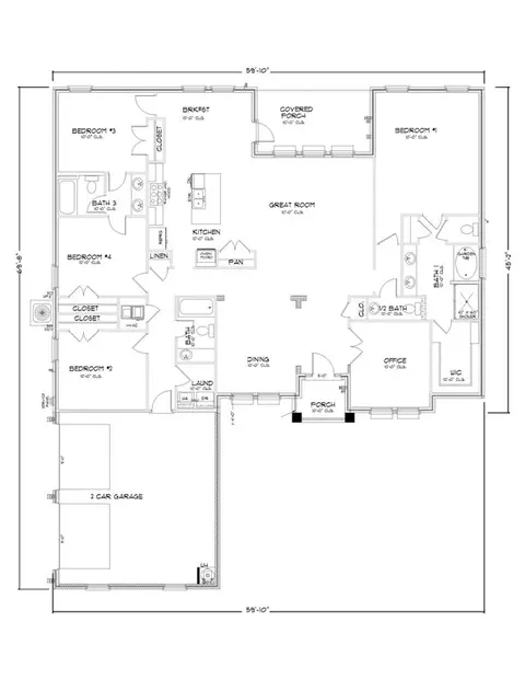 Floorplan - Dampeer Rd, Canton, MS 39046 photo 1 of 1