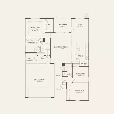 Floorplan - 20616 W Kilburn Dr, Macomb, MI 48044 photo 1 of 2
