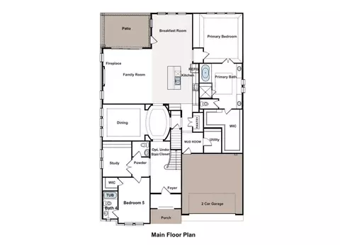 Floorplan - 815 Feathergrass Pl, Haslet, TX 76052 photo 1 of 1