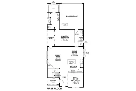 Floorplan - 2704 Fork Way, Celina, TX 75009 photo 1 of 2