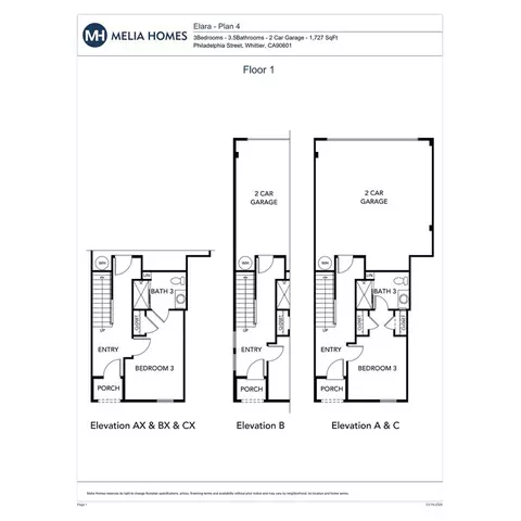 Floorplan - 7021 Comstock Ave #15, Whittier, CA 90601 photo 1 of 3
