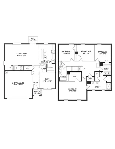 Floorplan - 3499 Malawi Trl, Saint Cloud, FL 34772 photo 1 of 1