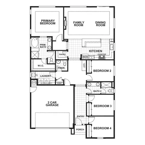 Floorplan - 697 W Cliff St, Oakley, CA 94561 photo 1 of 1