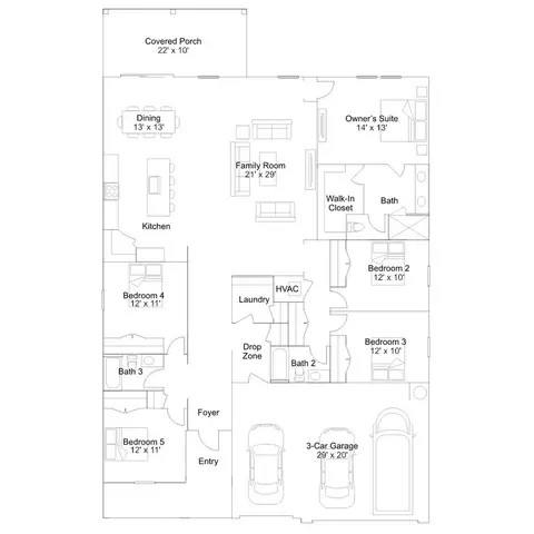 Floorplan - 22195 Bronze Lantern Way, Estero, FL 33928 photo 2 of 2