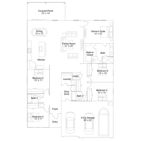 Floorplan - 22195 Bronze Lantern Way, Estero, FL 33928 photo 1 of 2