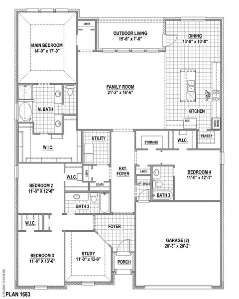 Floorplan - 4805 Triadic Ln, Prosper, TX 75078 photo 1 of 2