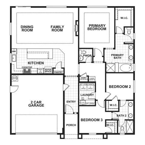 Floorplan - 697 W Cliff St, Oakley, CA 94561 photo 1 of 1