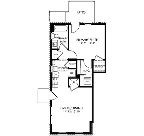Floorplan - 116 Bess Blvd # B, Spring Hill, TN 37174 photo 1 of 1