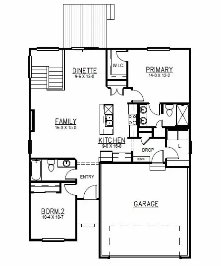 Floorplan - White Oak Ln, Granger, IA 50109 photo 1 of 2