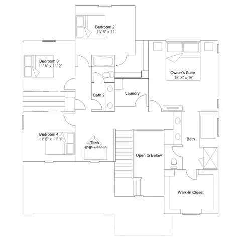 Floorplan - 7266 Oscar Dr, Tracy, CA 95377 photo 2 of 2