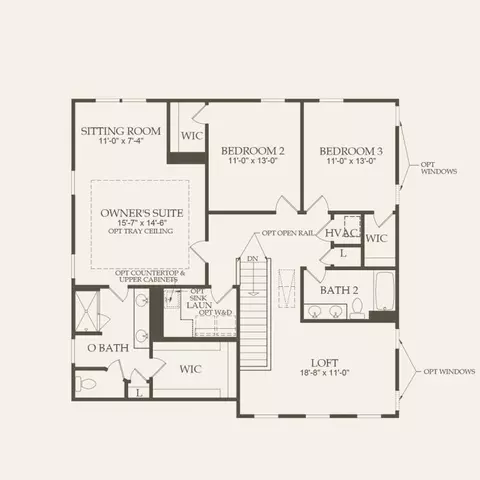 Floorplan - 2104 Astride Way, Willow Spring, NC 27592 photo 2 of 2