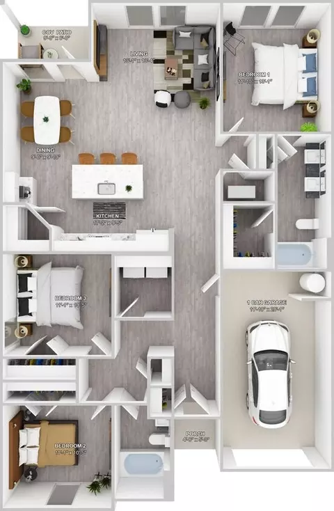Floorplan - 12581 Foxglove Ave, Walker, LA 70785 photo 1 of 2