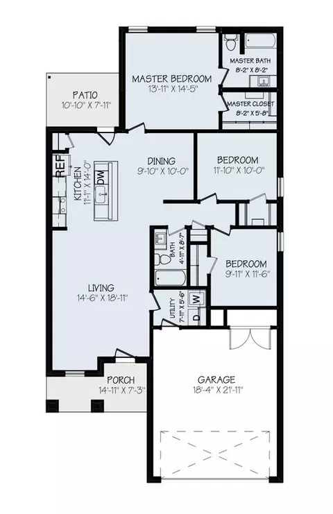 Floorplan - 9202 Trapper Trl, Amarillo, TX 79124 photo 1 of 1