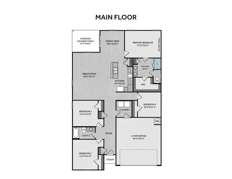 Floorplan - 4188 Workman Loop, Leland, NC 28451 photo 1 of 1