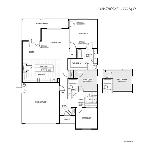 Floorplan - 1230 Bishop Dr, Tulare, CA 93274 photo 1 of 1
