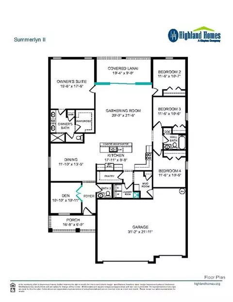 Floorplan - 6914 163rd Dr E, Parrish, FL 34219 photo 1 of 1