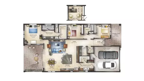Floorplan - 2333 Datura Loop, Saint Cloud, FL 34772 photo 1 of 1