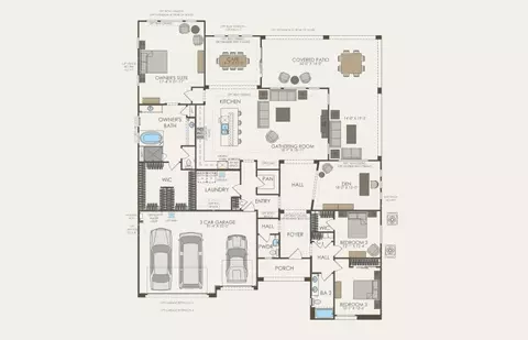 Floorplan - 26285 W Morrow Dr, Buckeye, AZ 85396 photo 1 of 1