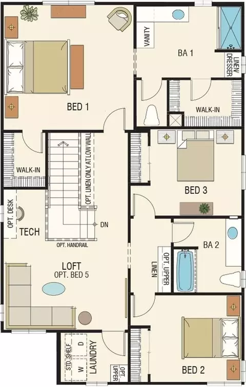 Floorplan - 484 Anthology St, Turlock, CA 95380 photo 3 of 4