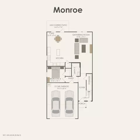 Floorplan - 932 Cherrystone Loop, Buda, TX 78610 photo 1 of 2