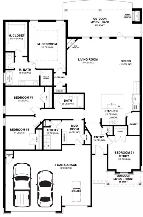 Floorplan - 2920 E Northampton St, Broken Arrow, OK 74014 photo 1 of 1