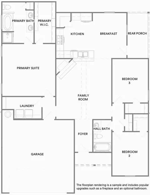 Floorplan - 11320 E 93rd Pl N, Owasso, OK 74055 photo 1 of 1