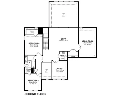 Floorplan - 2007 Trophy Dr, Heath, TX 75032 photo 2 of 2