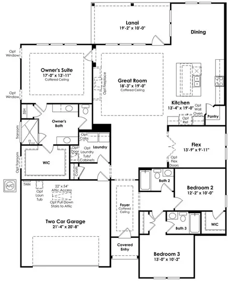 Floorplan - 4006 Cresswind Blvd, Monroe, NC 28110 photo 1 of 1