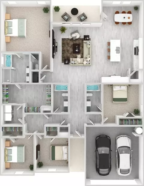 Floorplan - 5935 Belfast Bend Ct, Slidell, LA 70461 photo 1 of 3