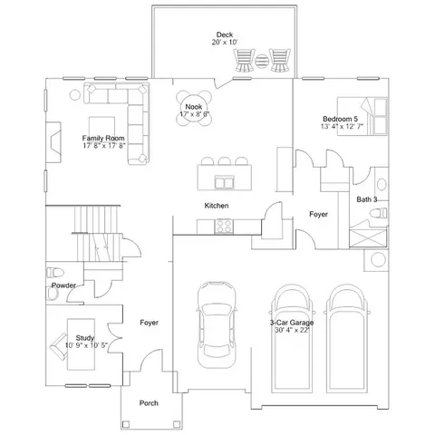 Floorplan - 1011 Gage Ln, Madison, GA 30650 photo 1 of 4