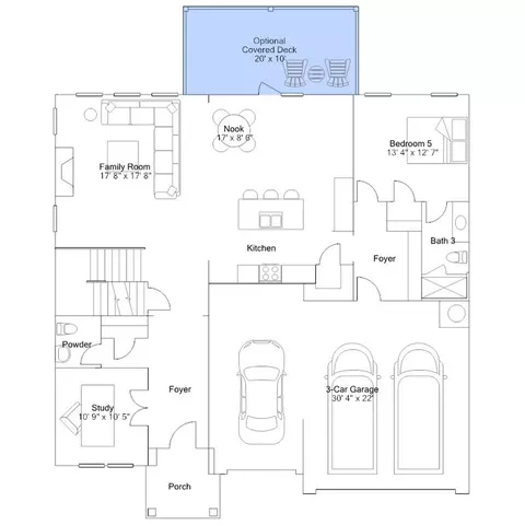 Floorplan - 1011 Gage Ln, Madison, GA 30650 photo 2 of 4
