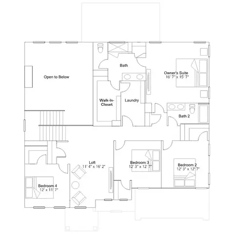 Floorplan - 1011 Gage Ln, Madison, GA 30650 photo 3 of 4