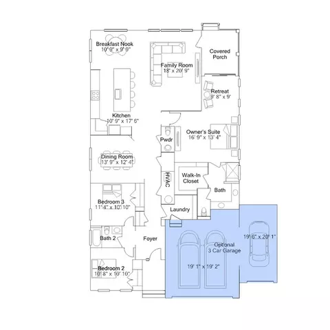 Floorplan - 2693 Marsh Elder Dr, Cambridge, MD 21613 photo 11 of 12