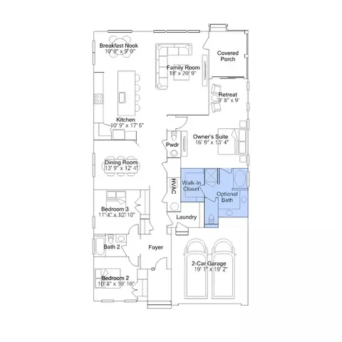 Floorplan - 2693 Marsh Elder Dr, Cambridge, MD 21613 photo 4 of 12