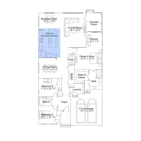 Floorplan - 2693 Marsh Elder Dr, Cambridge, MD 21613 photo 3 of 12