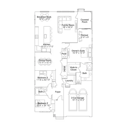 Floorplan - 2693 Marsh Elder Dr, Cambridge, MD 21613 photo 9 of 12