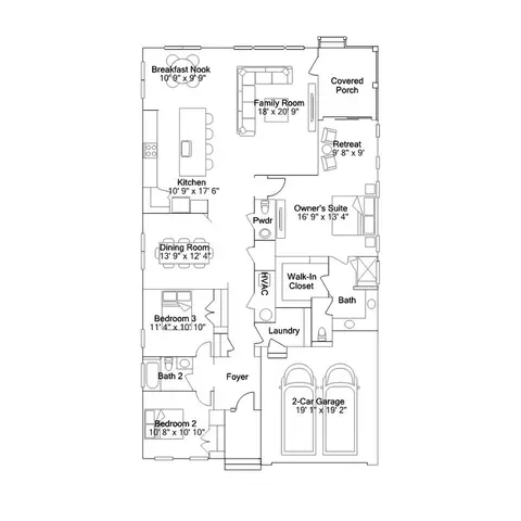Floorplan - 2693 Marsh Elder Dr, Cambridge, MD 21613 photo 1 of 12