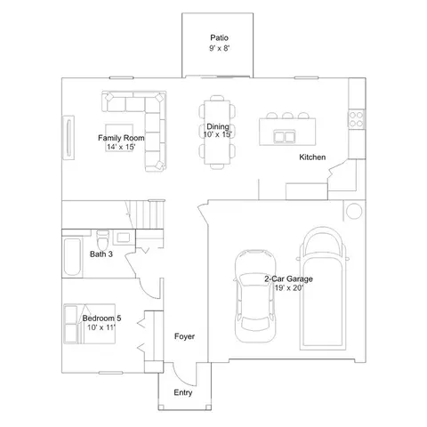 Floorplan - 655 Supernova Dr, Melbourne, FL 32901 photo 1 of 1