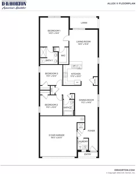 Floorplan - 5576 Taverna Loop, Winter Haven, FL 33884 photo 1 of 1