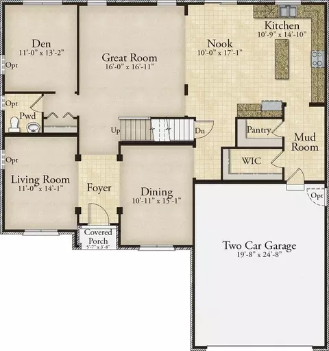 Floorplan - 16594 Beau Dr, Macomb, MI 48042 photo 1 of 2