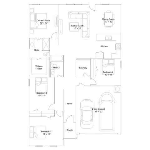 Floorplan - 1804 Skylark Rd, Celina, TX 75009 photo 1 of 1