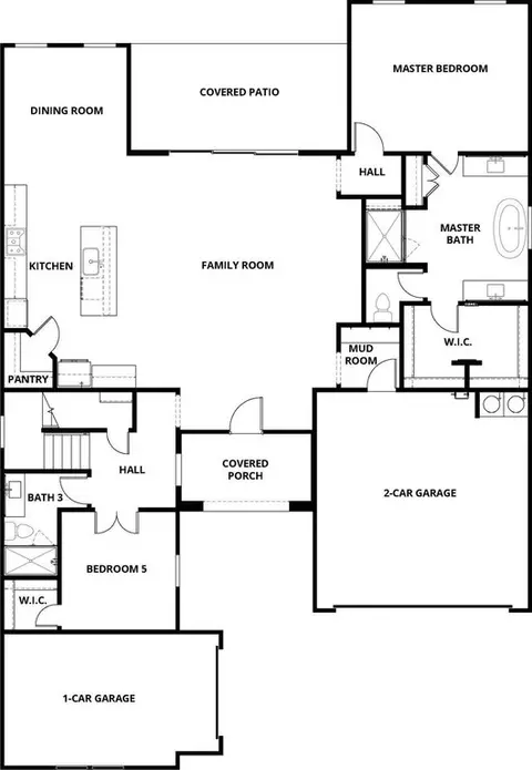 Floorplan - 108 E Luna Blue Ln, Jarrell, TX 76537 photo 1 of 2